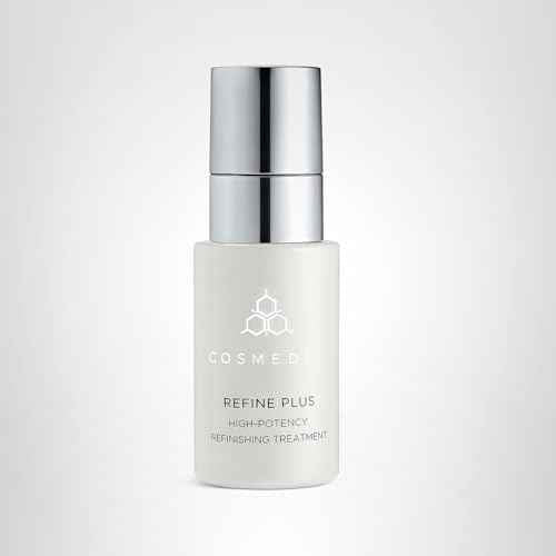 COSMEDIX Refine Plus, High Potency Anti-Aging Treatment for Face - PM Night Facial Peel for Acne Scars, Dark Spots, Fine Lines & Hyper-Pigmentation with Retinol Complex & Hydrating Ingredients