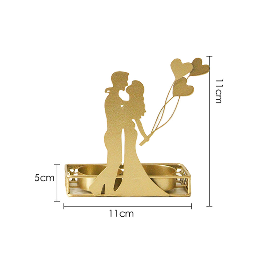Romantic Candlestick for Wedding Home Decor & Party Props