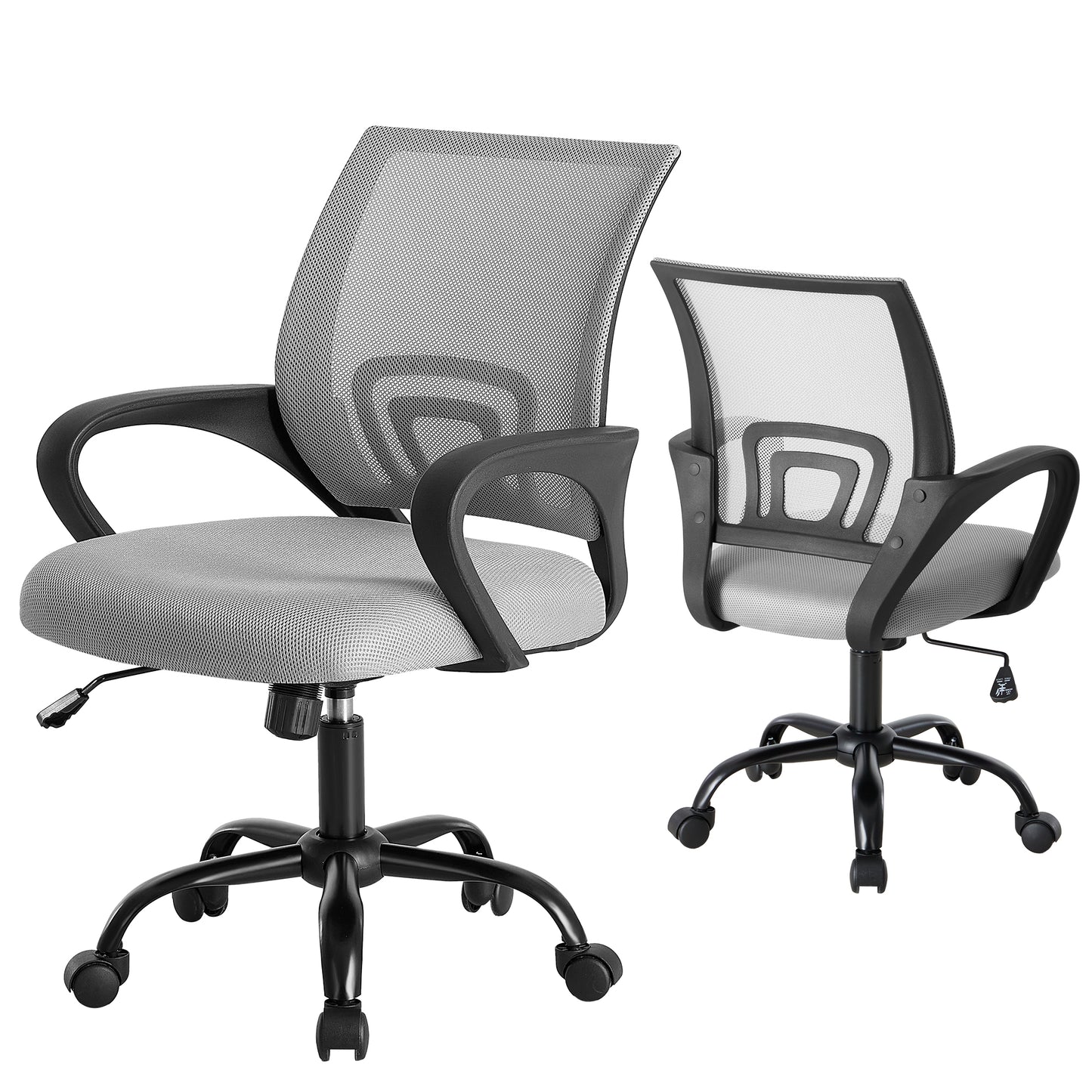 Ergonomic Office Desk Chair with Waist Support & Swivel Function