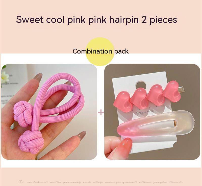 Girls' Fabric Hair Band Set – Multiple Colors & Styles