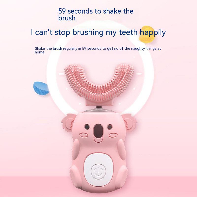 Children's Sonic Electric Toothbrush with Voice Guide - USB Rechargeable, Multi-Gear