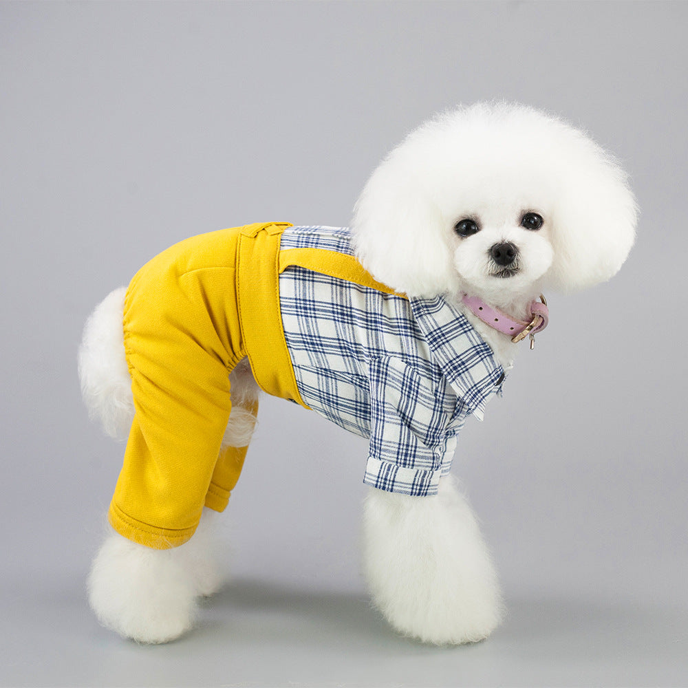 Dog Clothes Spring and Summer Pet Tops Cotton Apparel for Dogs