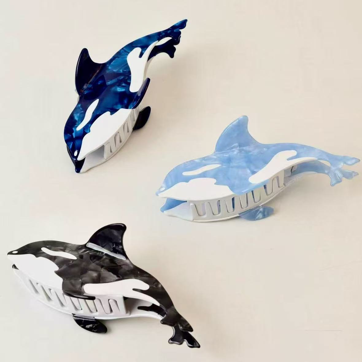 Tiger Shark Hairpin Ponytail Clip for Women