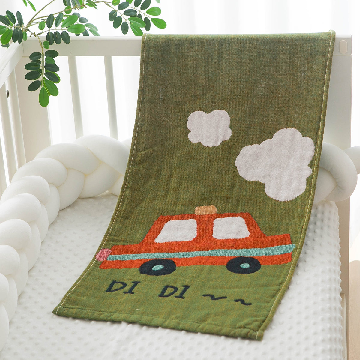 Washed Cotton Towel - Soft Gauze Fabric for Home Use - Multiple Styles & Sizes