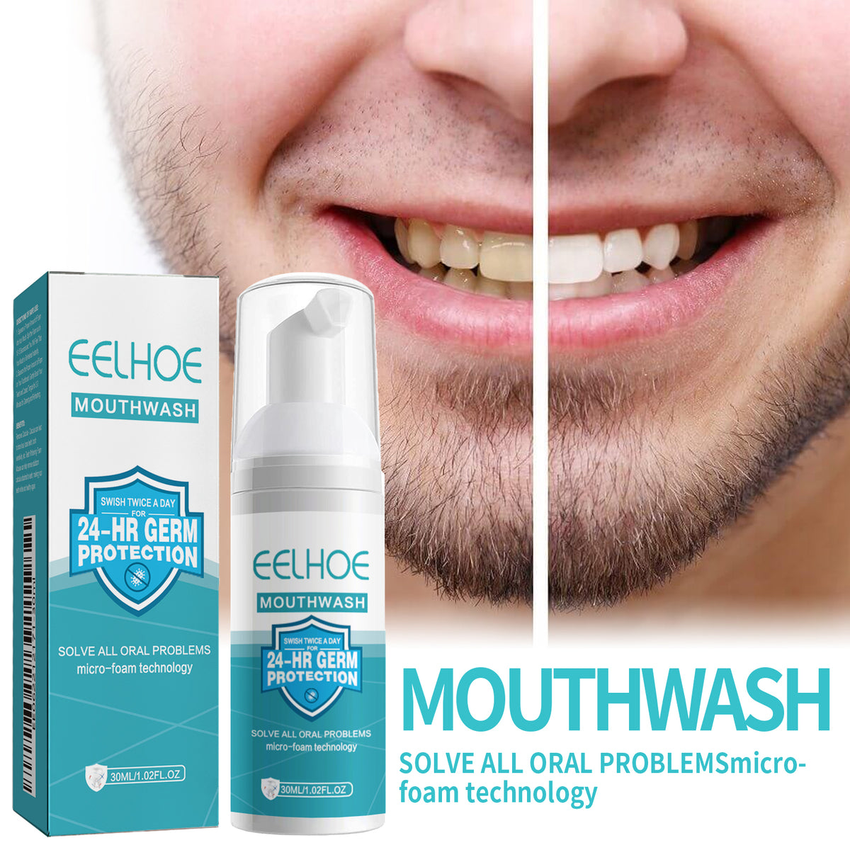 Tooth Cleaning Mousse Toothpaste 30ml