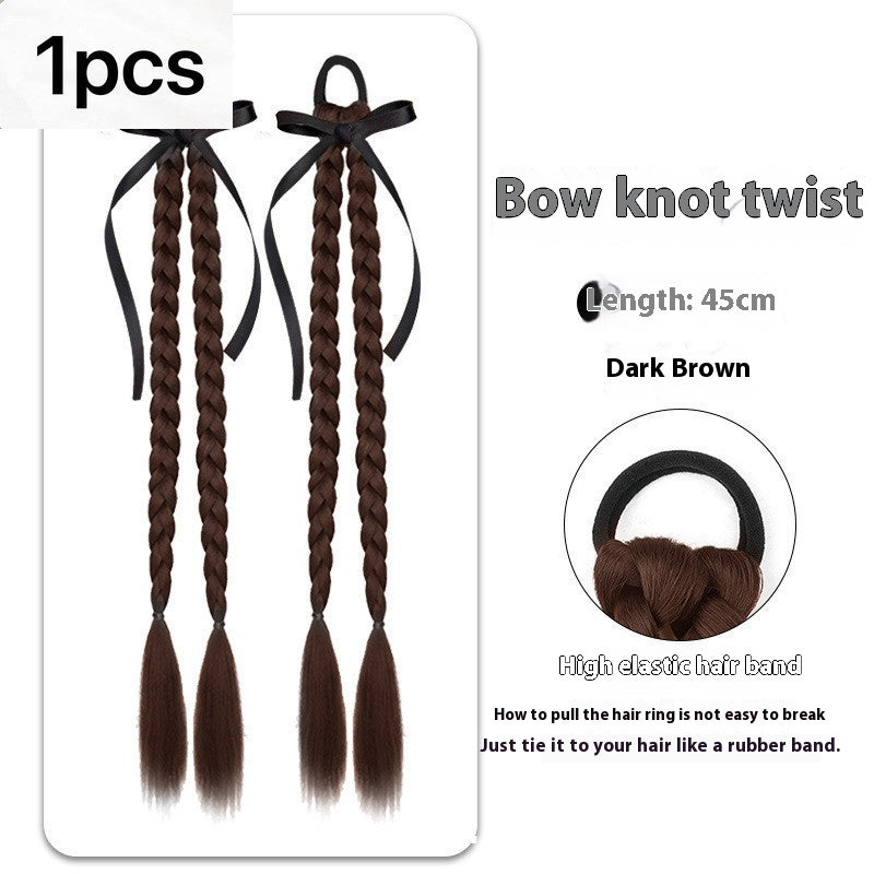 High Ponytail Hair Grip with Fountain Kick Shuttlecock for Female Hair Volume