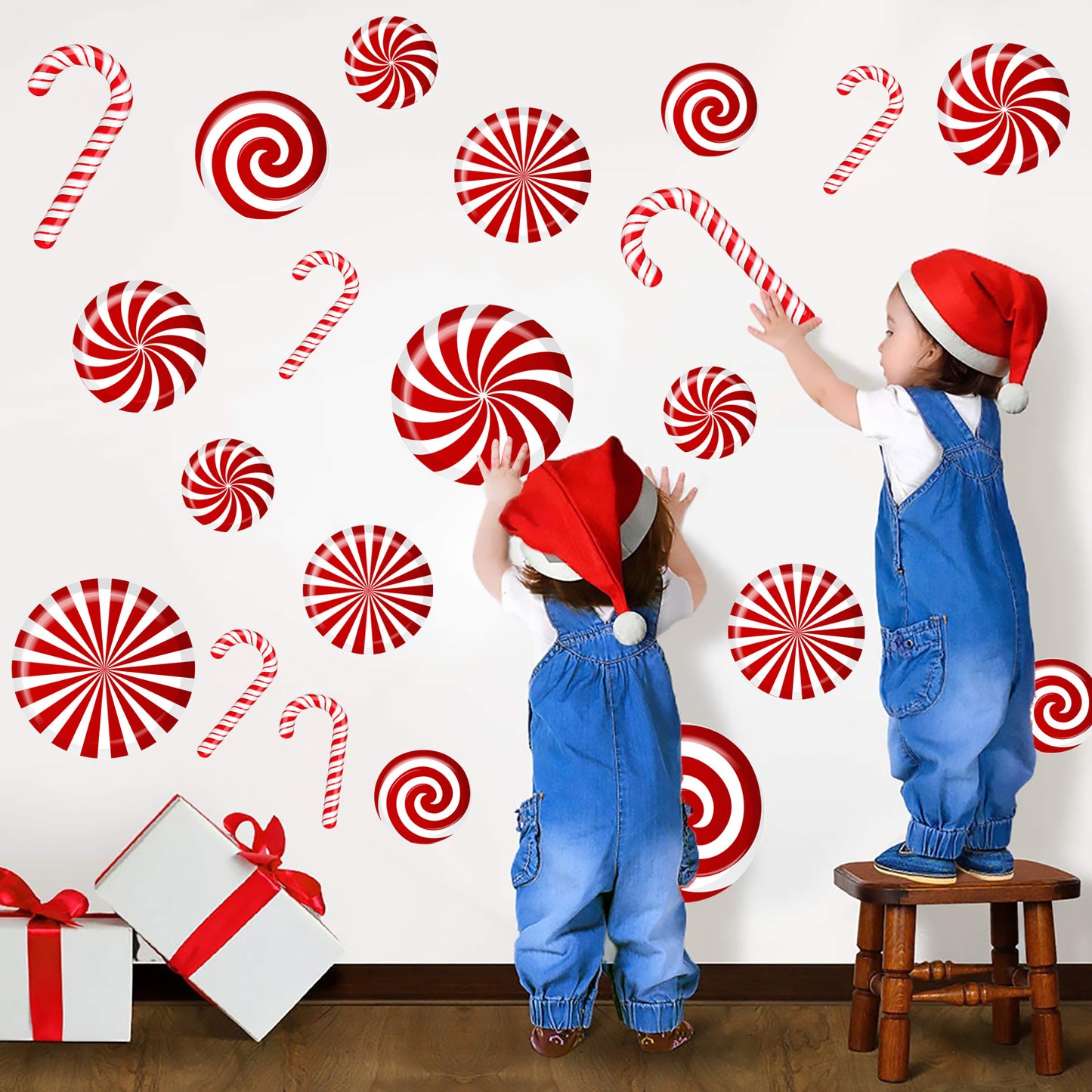 Christmas Snowflake Wall Sticker Decoration - Waterproof PVC Wall Art
