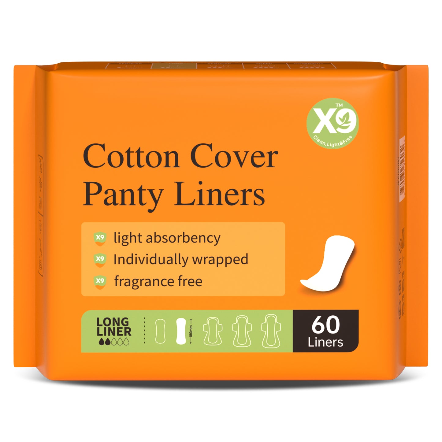 Cotton Cover Panty Liners - Breathable & Ultra-Thin Protection