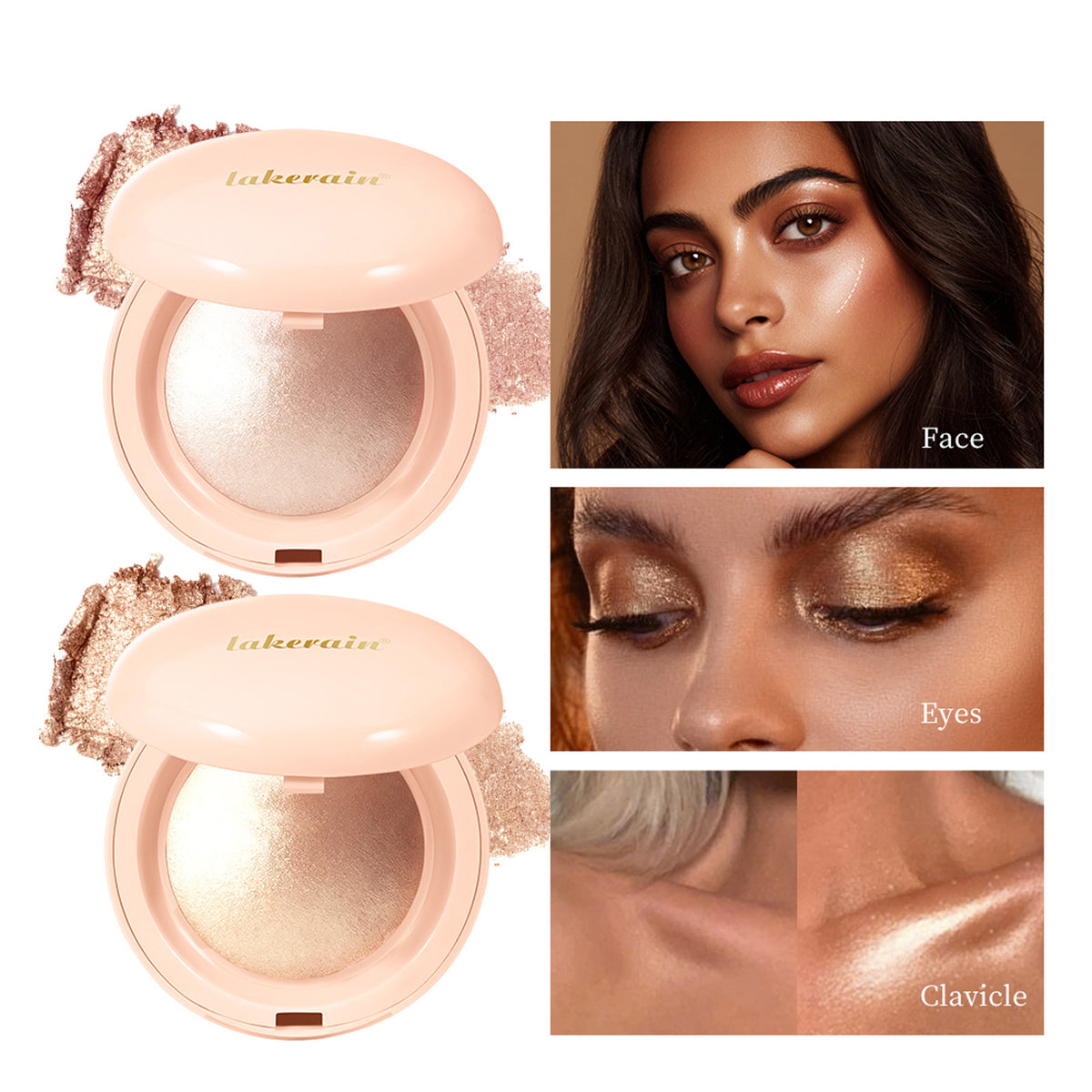 Highlighter Powder for Face Contour & Highlighting - Multiple Colors