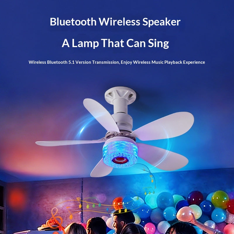 RGB Fan Light with Remote Control - 30W Nordic Style Home Decor