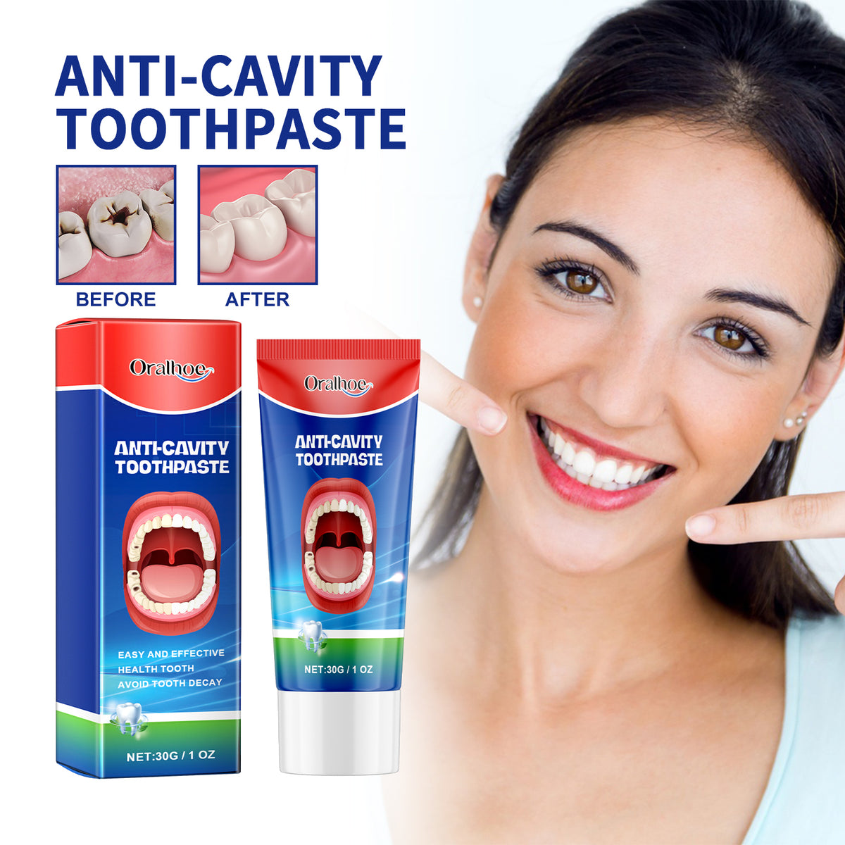 Anti Cavity Toothpaste 30g