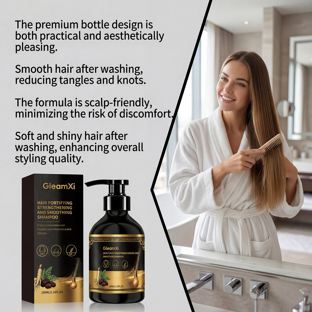 Oil-Removing Volumizing Hair Root Care Shampoo 100ml