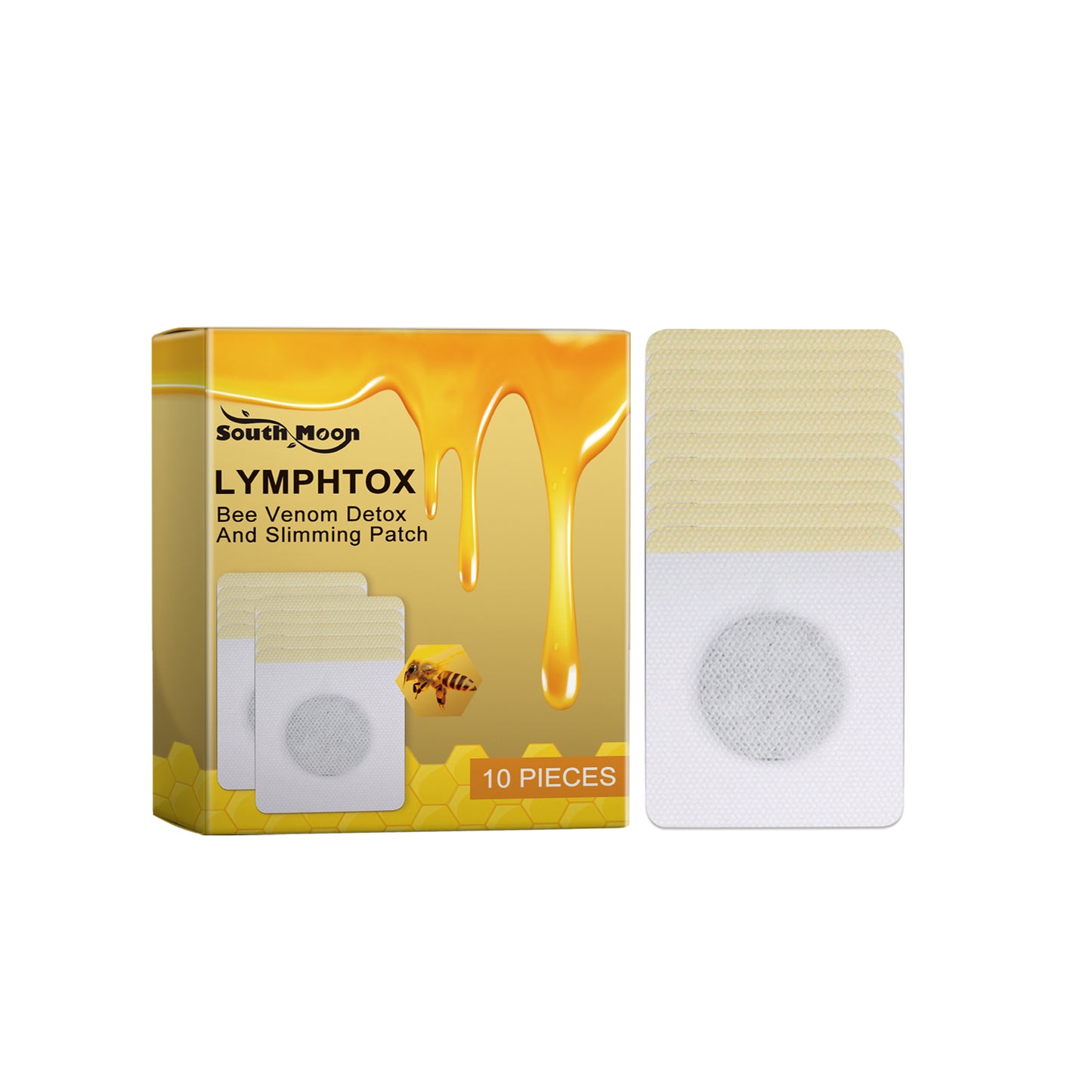 Bee Venom Slimming Patch - Herbal Belly Firming & Metabolism Support - 10 Pcs