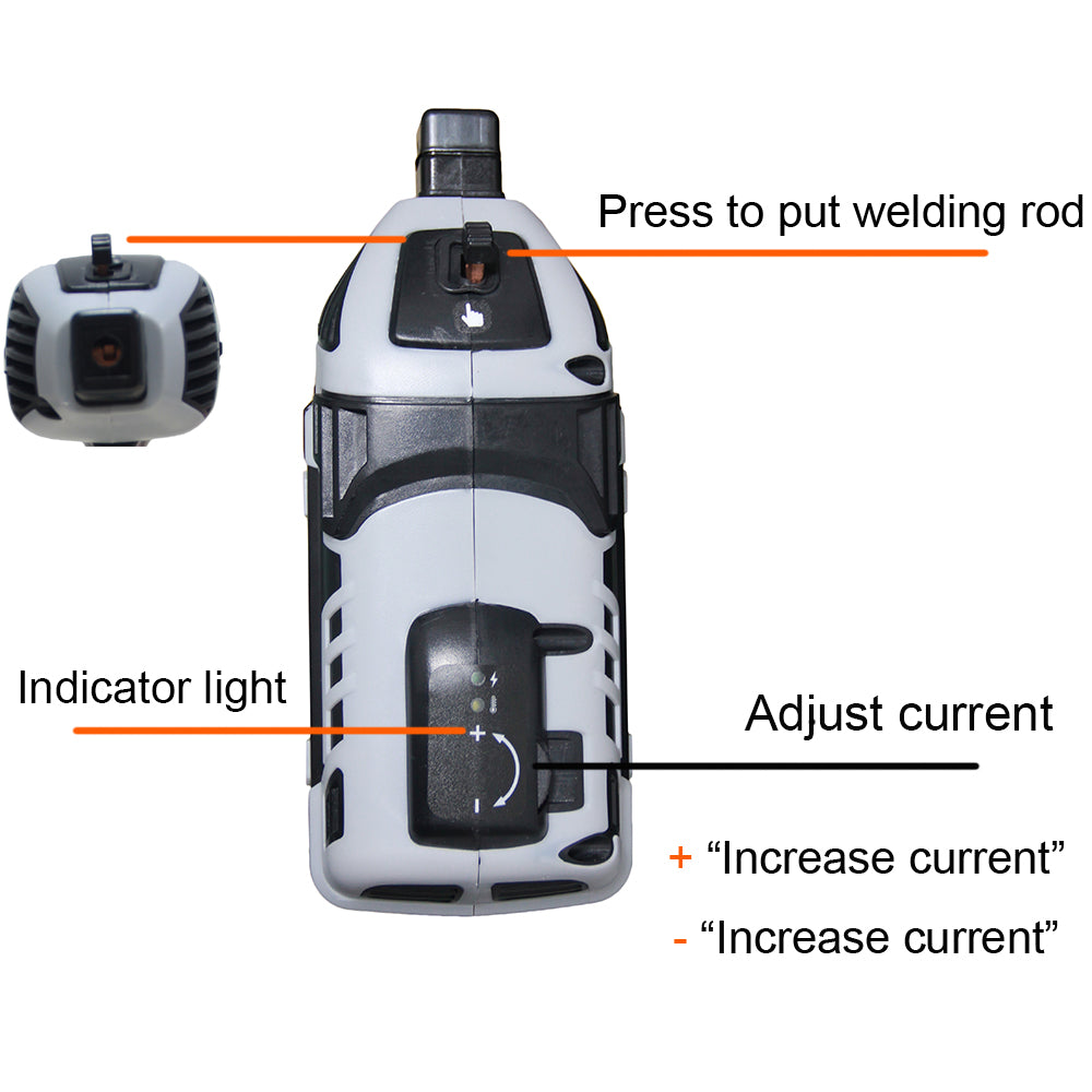 Portable Handheld Welding Machine 110V IGBT Inverter 20-120A with Hot Start