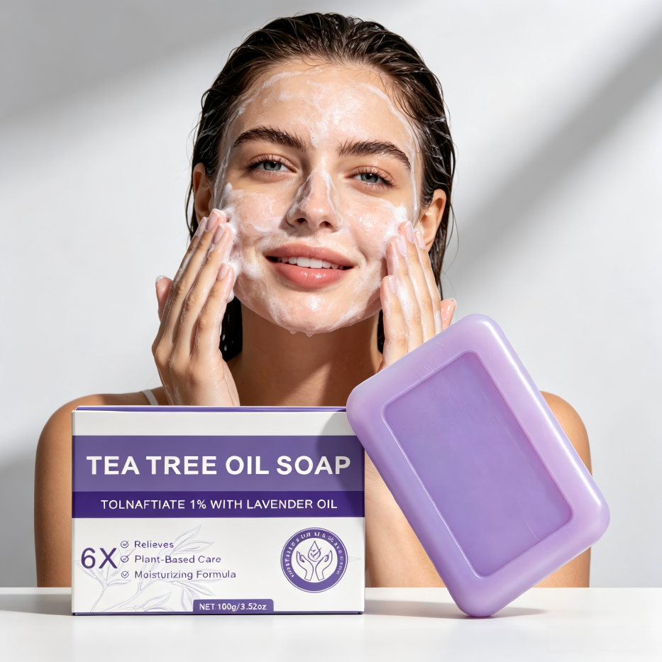 Purple Tea Tree Soap Bar - 100g