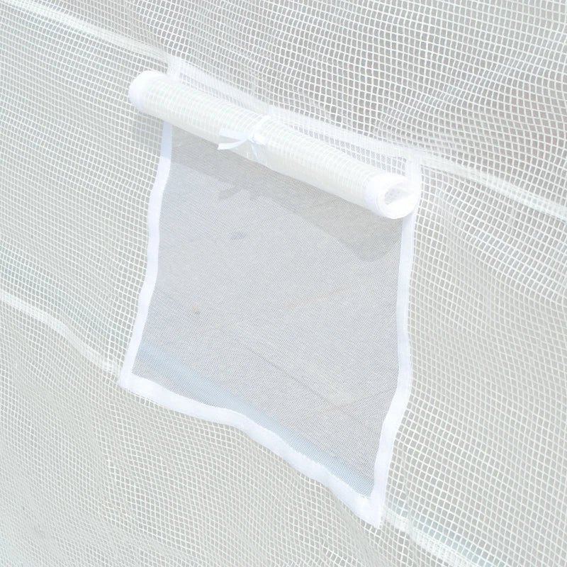 Heavy Duty Waterproof Greenhouse Cover with Windows & Reinforcement Grid