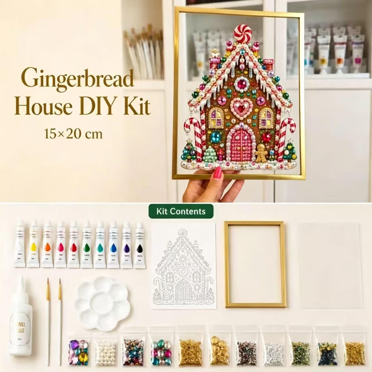 DIY Christmas Tree Jewelry Art Kit - Holiday Home Decor Craft Set