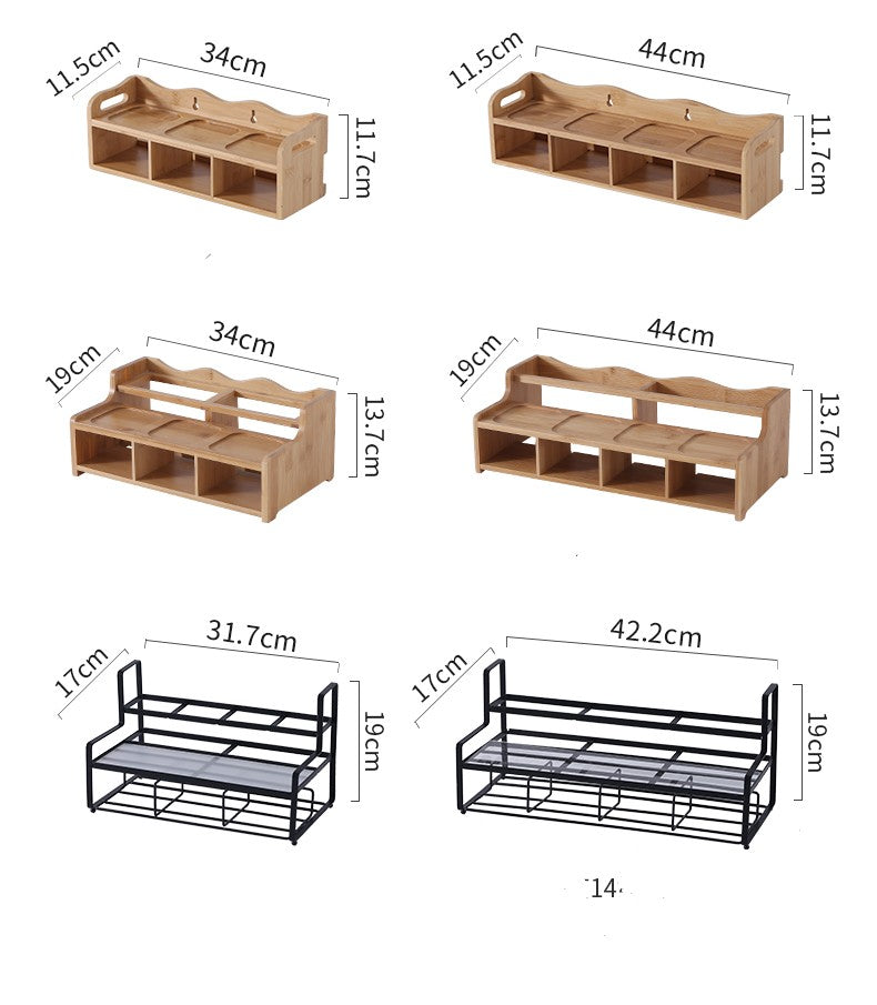 Japanese Style Spice Box Set Multiple Sizes Ceramic Kitchen Organizer