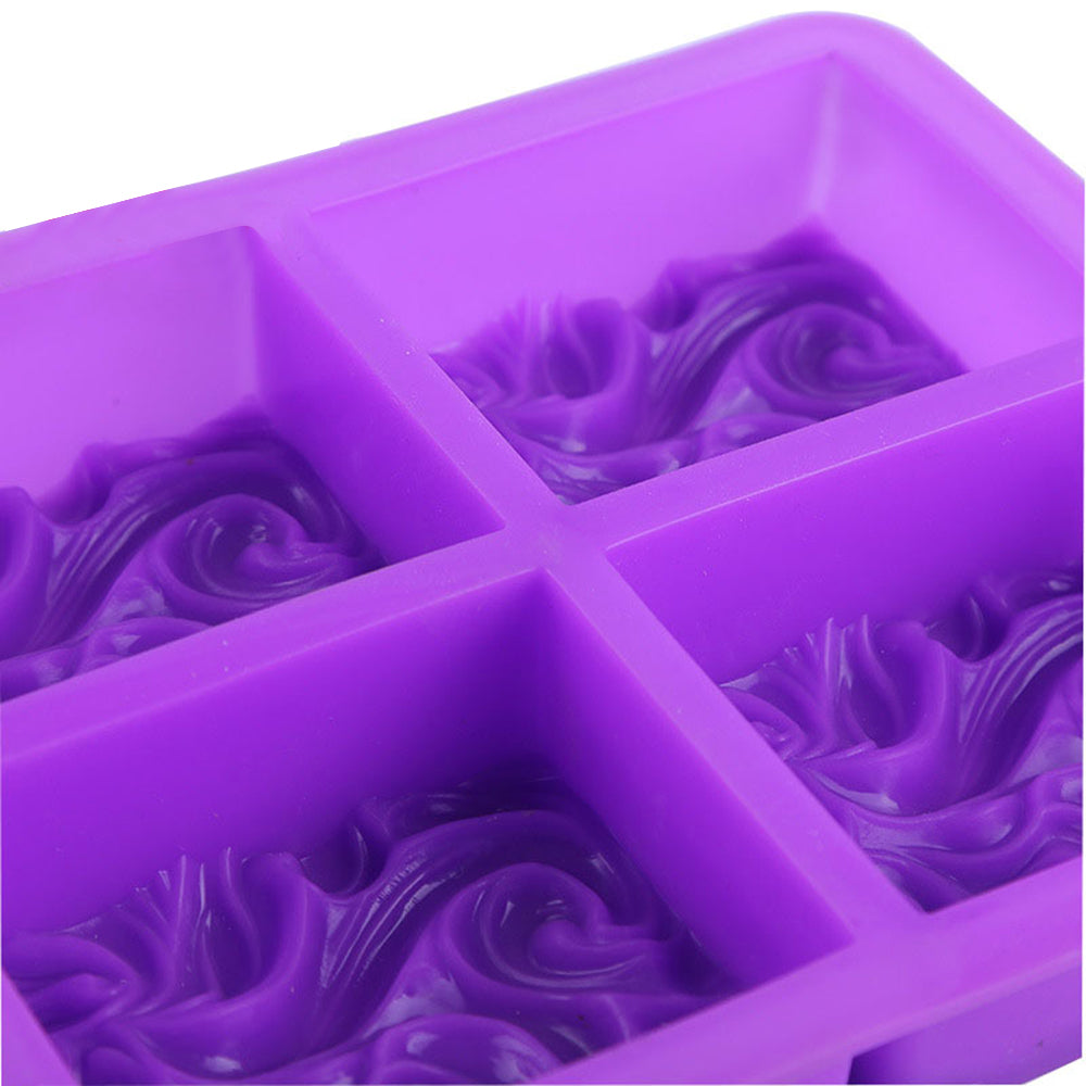Handmade Soap Mold - European Style Silicone Spray Mold for Crafts - Purple