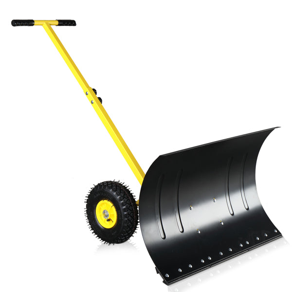 Adjustable Snow Plow for Vehicle or Lawn Use - Durable Metal Snow Removal Tool
