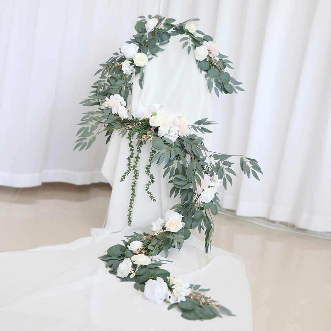 Eucalyptus Willow Leaf Wedding Garland Indoor Outdoor Decor 1.9m Length
