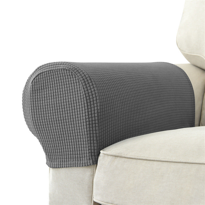 Solid Color Sofa Armrest Cover Set - Protective & Versatile Home Decor