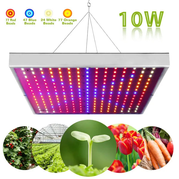 Full Spectrum LED Grow Light - 225 LEDs Hanging Lamp