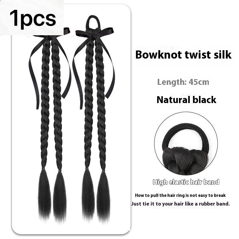 High Ponytail Hair Grip with Fountain Kick Shuttlecock for Female Hair Volume