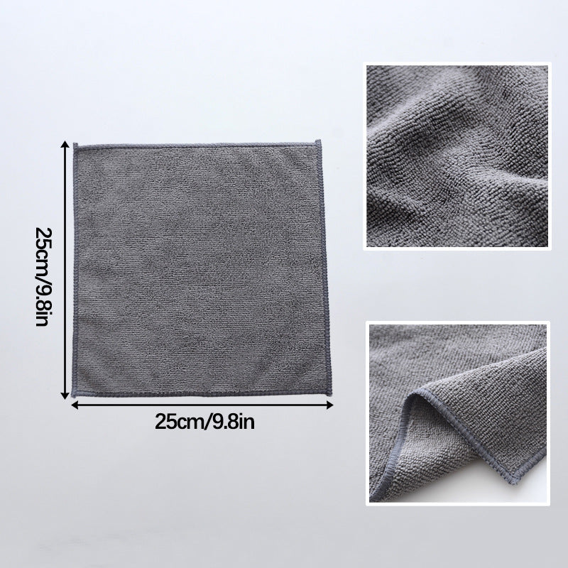 Lint-Free Microfiber Kitchen Cleaning Cloth - Oilproof & Decontamination - 25x25cm