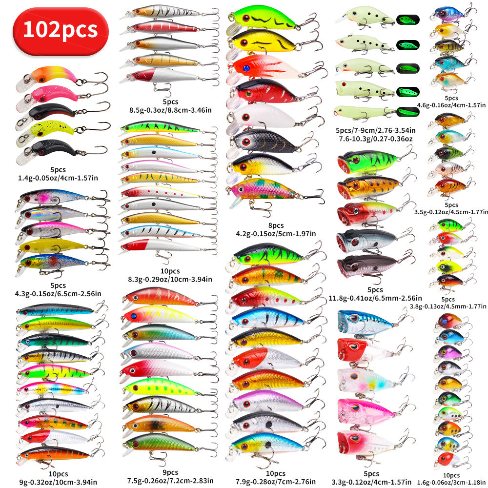 Fishing Lure Kit - Multi-functional Topwater Lures for Bass Fishing
