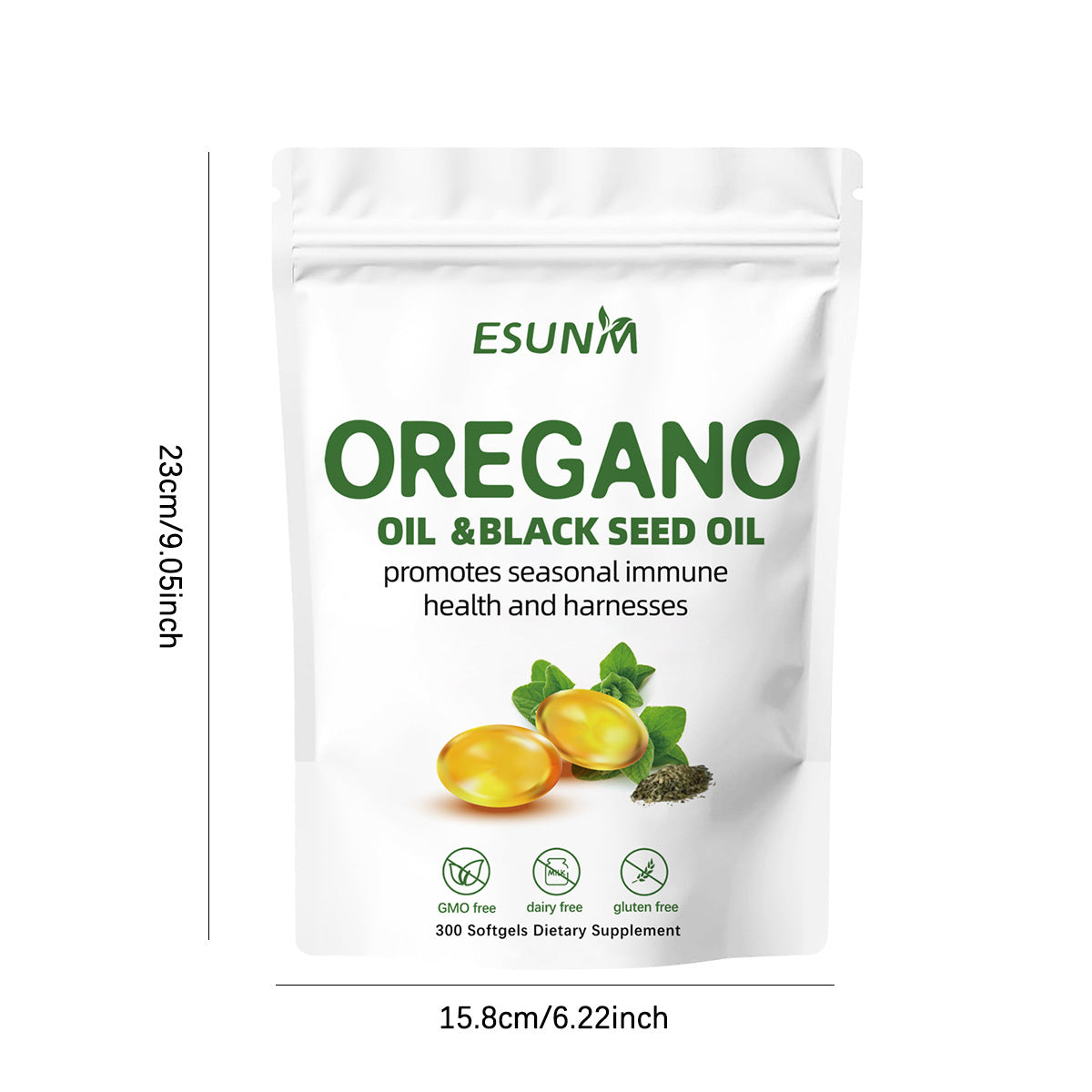 Oregano Oil Soft Capsules - 300 Tablets