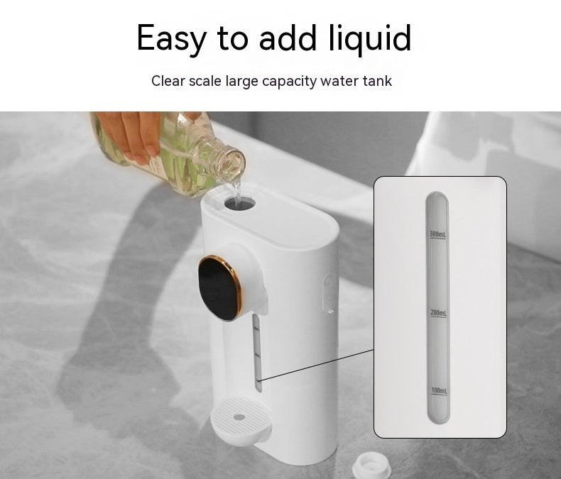 Automatic Touchless Mouthwash Dispenser Wall Mount, Adjustable & Punch-Free