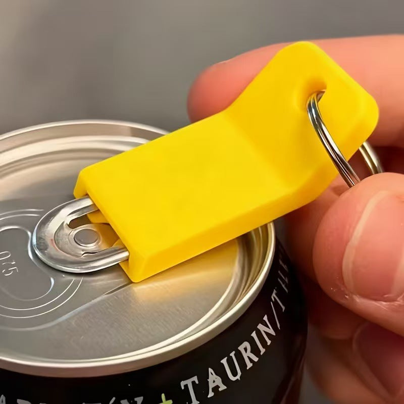 3D Portable Keychain Can Opener - DIY Plastic Kitchen Tool & Decor