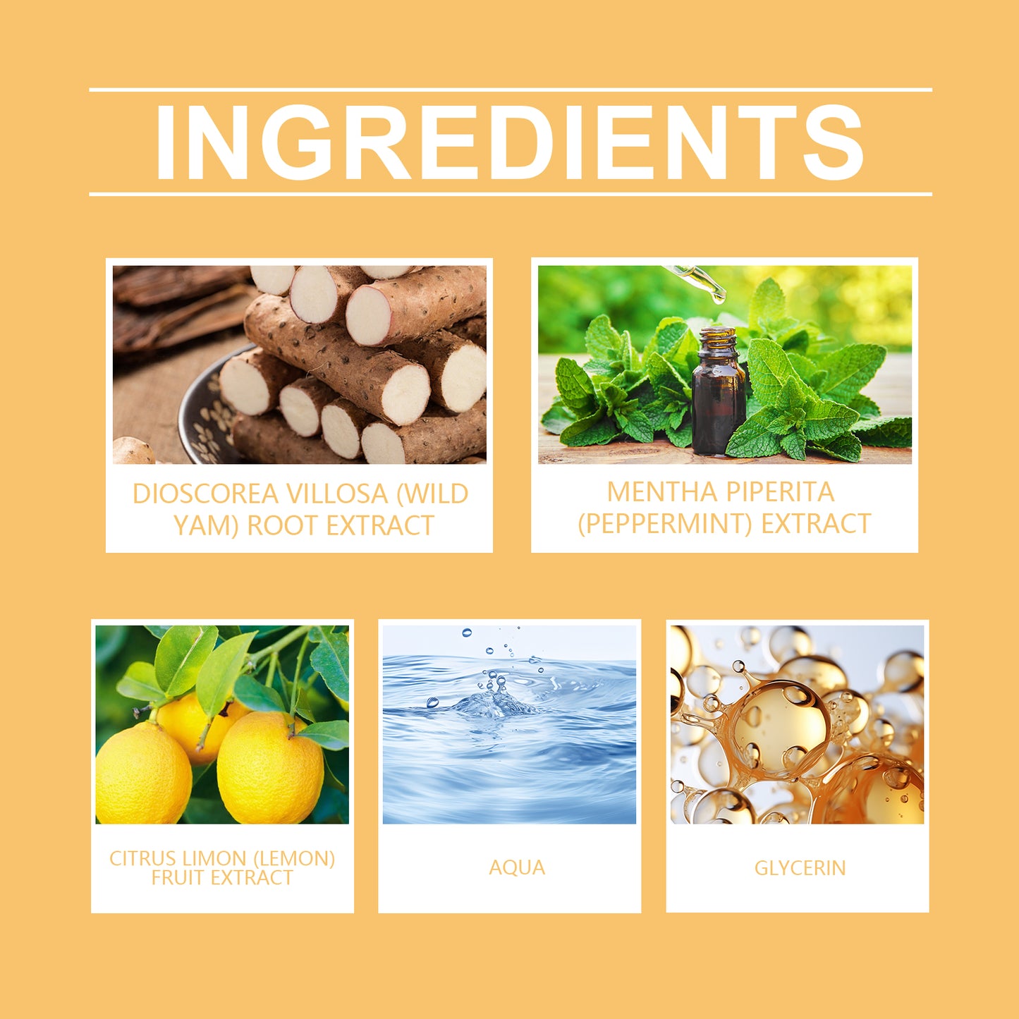 Brightening Face Balance Cream with Lemon Extract & Glycerin