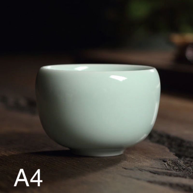 Ceramic Tea Cup Set with Ge Kiln Glaze - Kung Fu Tea Ceremony Accessories