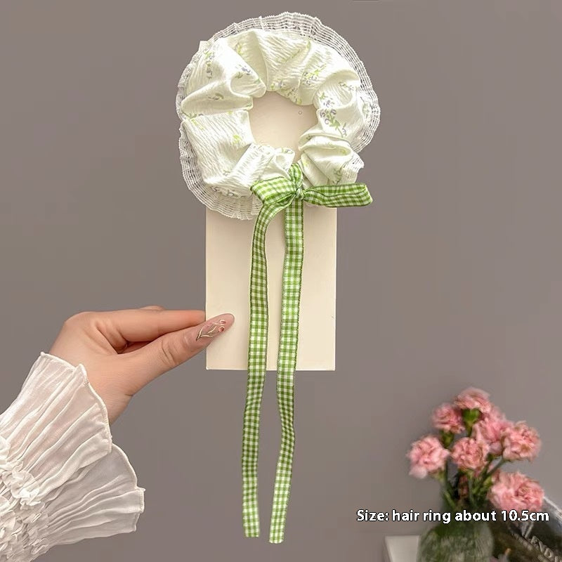 Summer Sweet Lace Scrunchie Hair Tie - Elegant Floral Hair Accessory