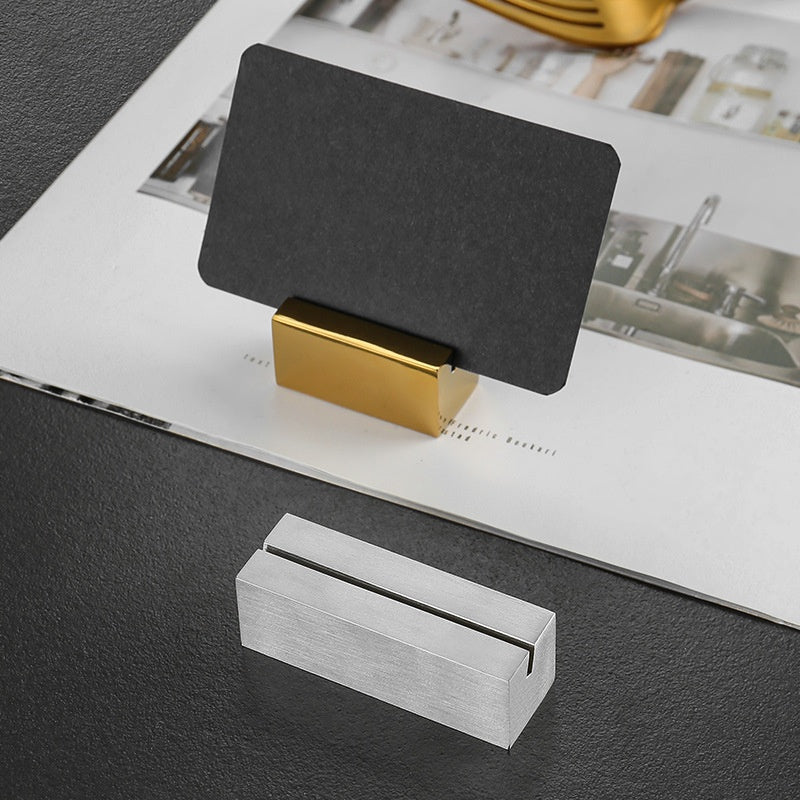 Minimalist Stainless Steel Seat Plate for Home and Garden Decor
