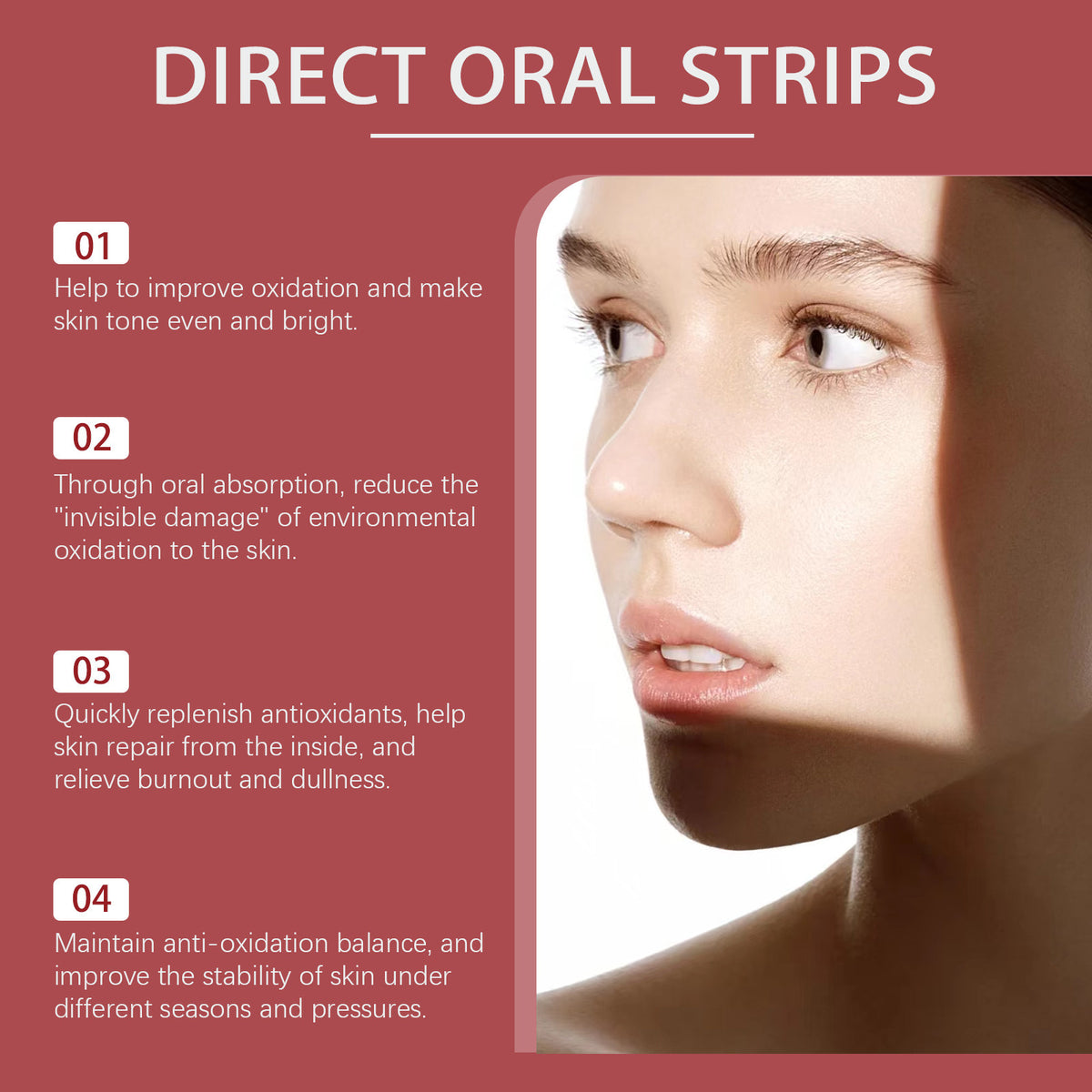 Orally Dissolving Skin Care Tablets - 7 Strips