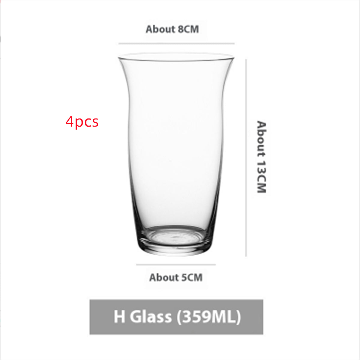 Simple Ins Style Handmade Crystal Glass Goblet - Multiple Variants