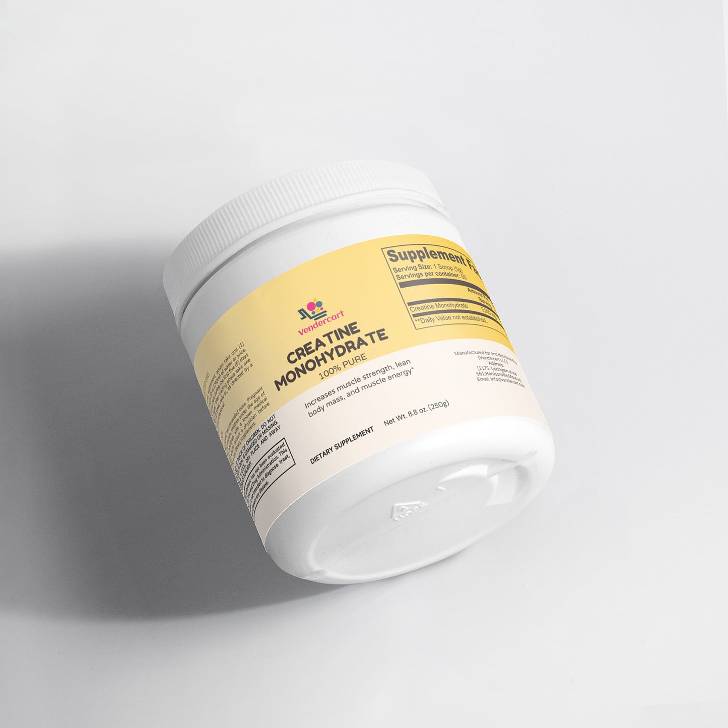 Creatine Monohydrate Supplement for Muscle Growth and Performance