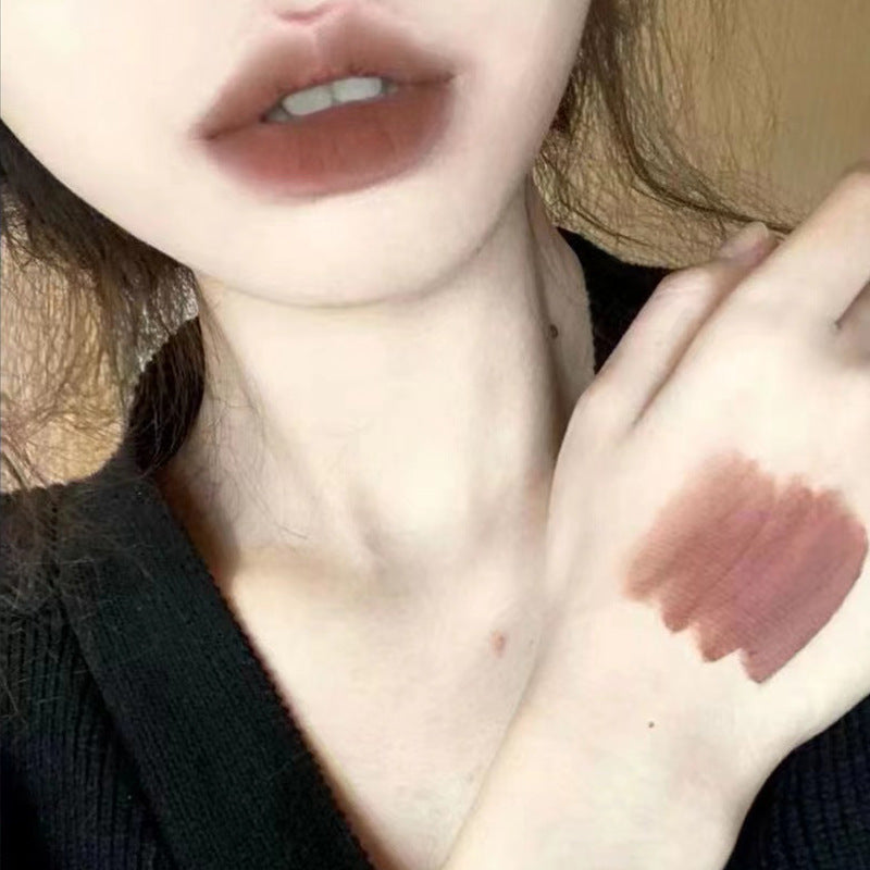 Ice Cream Lip Lacquer Matte Lipstick Velvet No Stain on Cup - Multiple Colors