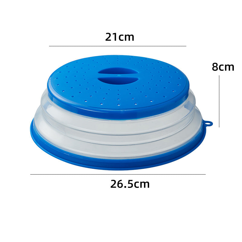 Microwave Splatter Cover Vented Food Guard with Hook Hole - Kitchen Gadget