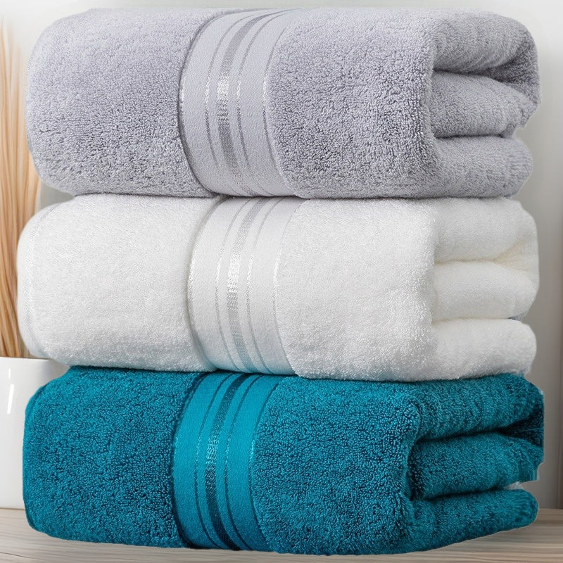 Pure Cotton Bath Towel - Soft, Absorbent, Hotel-Quality, 150x70cm