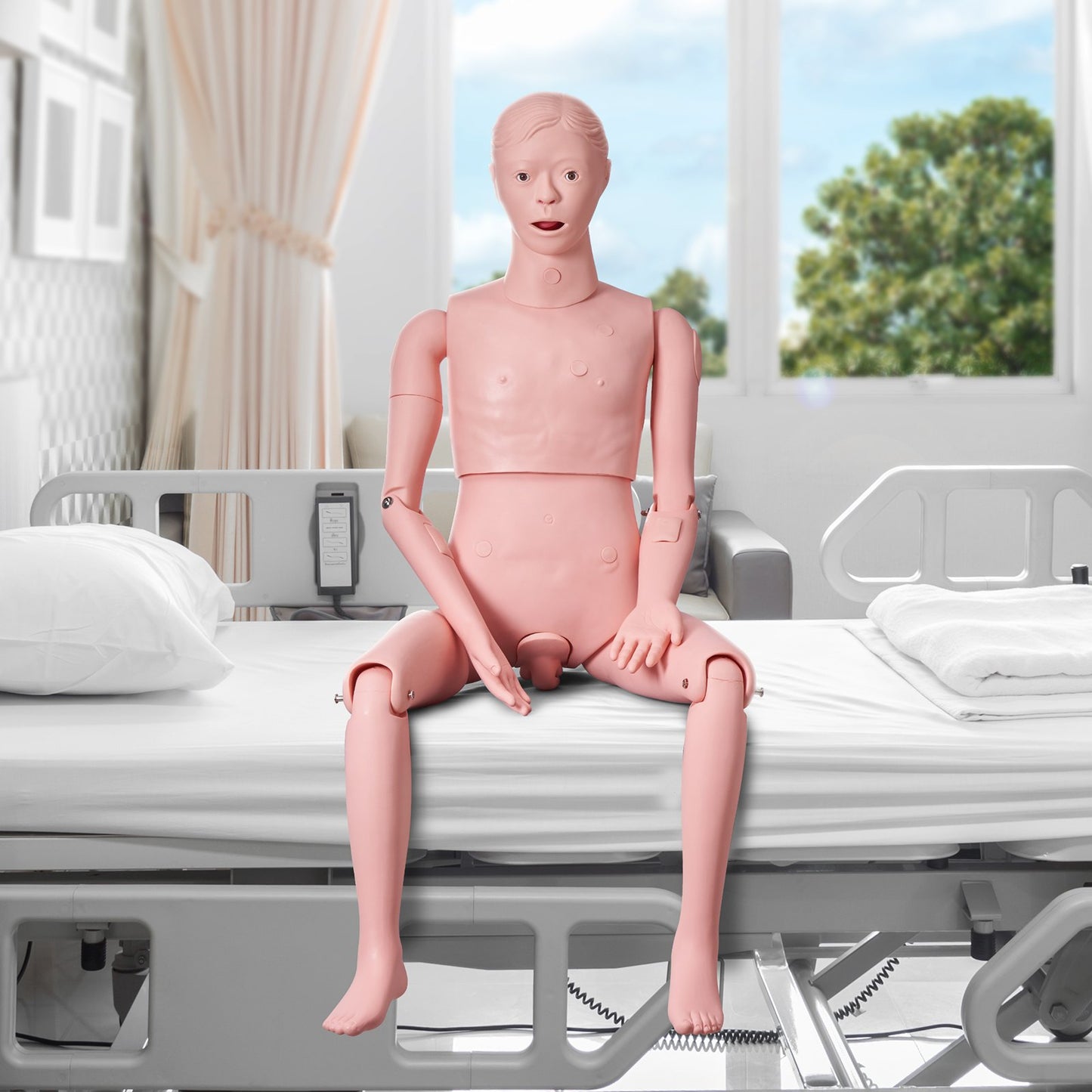 Lifesize Male Nursing Training Manikin - Anatomical Simulator Model