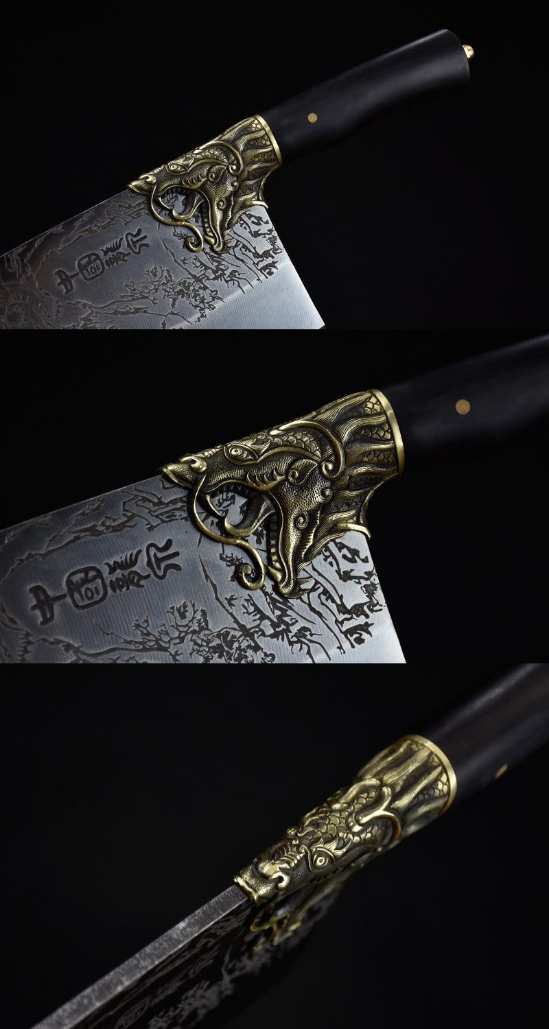 Longquan Bone Cutter - China Kitchen & Garden Cooking Tool, Silver