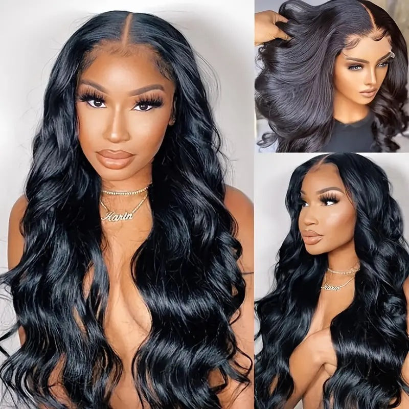 Full Head Curly Wig with Lace Front and Big Wave Curls - Multiple Lengths & Colors