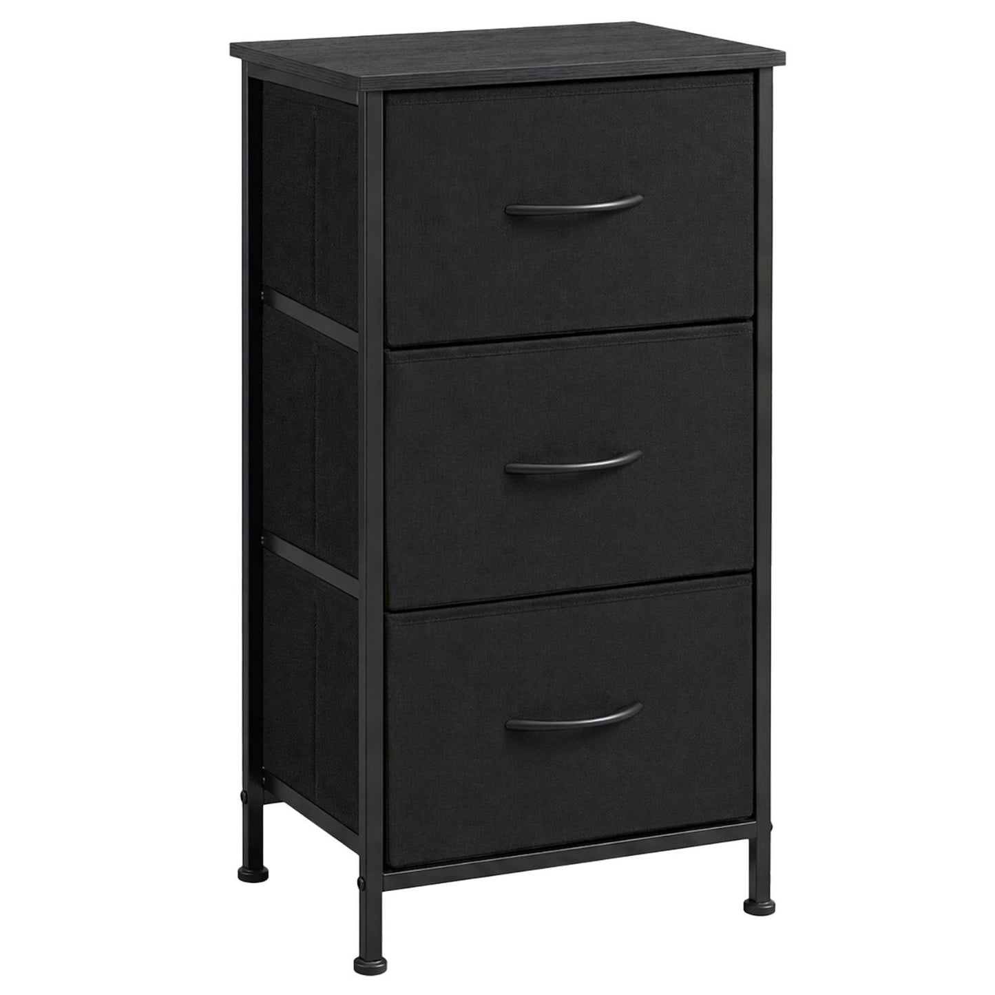 3-Tier Fabric Drawer Dresser - Removable Storage Cabinet