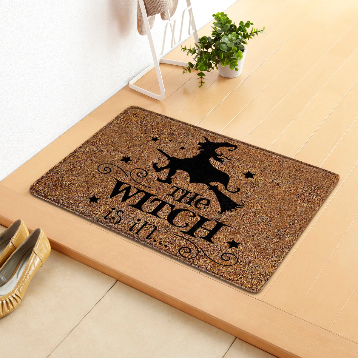Halloween Letter Door Mat - Modern Rectangular Floor Carpet for Home & Garden