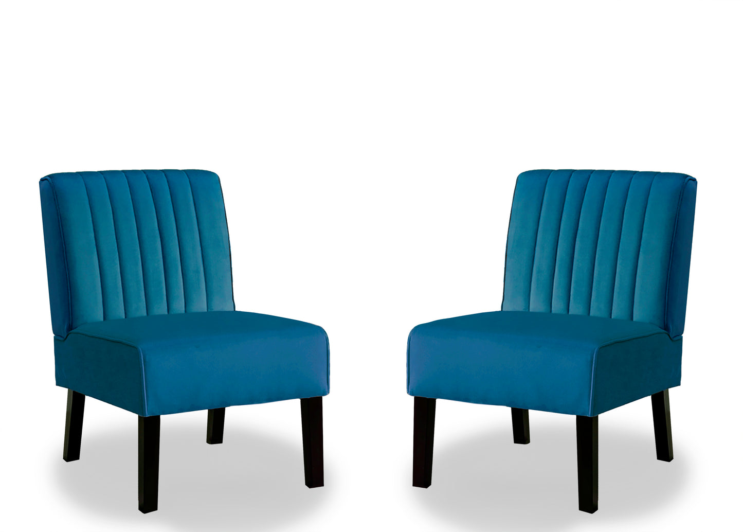 Reese Mid Century Modern Accent Chairs Set Of 2 With Minimalist