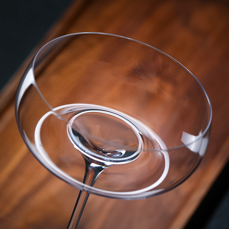 Glass Wine Glass Cocktail Cup - Modern Luxury High-Footed Drinkware